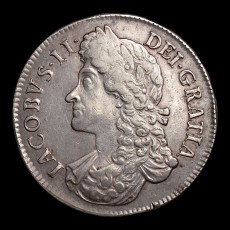 James II crown obverse