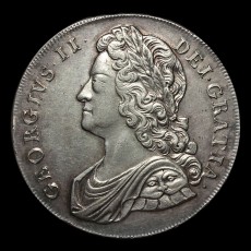 George II crown obverse