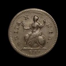 George I Farthing reverse