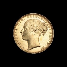 1871 sovereign obverse