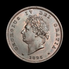 George IV penny obverse