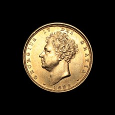 1829 sovereign obverse