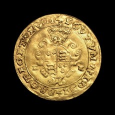 Edward VI half sovereign reverse