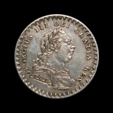 George III eighteenpence token obverse