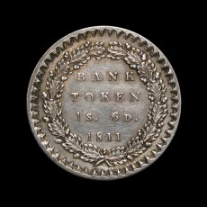 George III eighteenpence token reverse