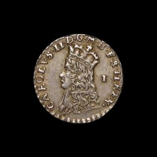 Charles I maundy penny obverse