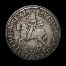 Charles I halfcrown obverse
