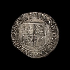 Elizabeth I Irish sixpence obverse