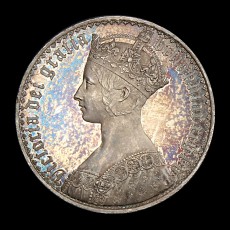 Victoria gothic crown obverse