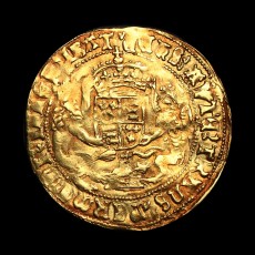 Henry VIII half sovereign reverse