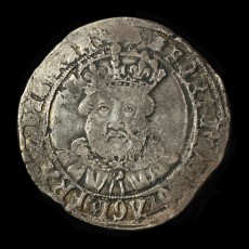 Henry VIII testoon obverse