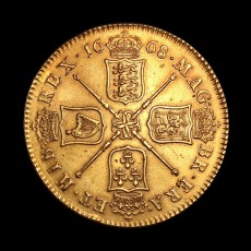 Charles II five guineas reverse