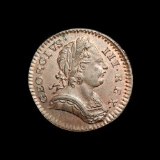 1773 farthing obverse