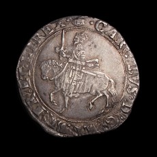 Charles I halfcrown obverse