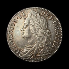 George II halfcrown obverse