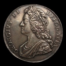 George II crown obverse