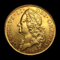 1746 five guineas obverse