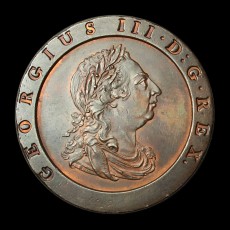 1797 twopence obverse