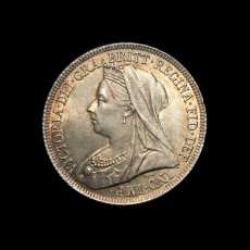 1901 shiling obverse