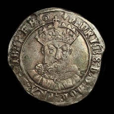 Henry VIII testoon obverse