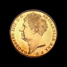 1823 two pounds obverse