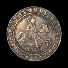 Edward VI halfcrown obverse