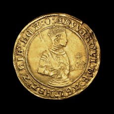 Edward VI half sovereign obverse