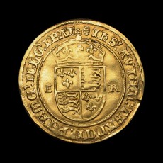 Edward VI half sovereign reverse