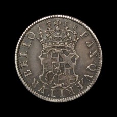 Cromwell shilling reverse