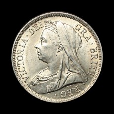 Victoria halfcrown obverse