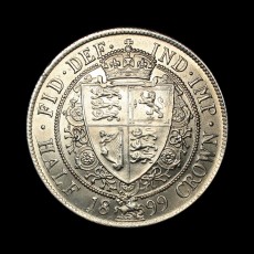 Victoria halfcrown reverse