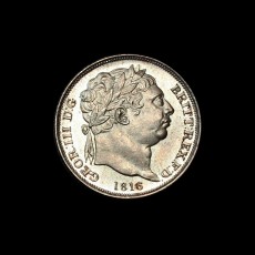 1816 sixpence obverse