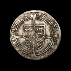 Edward VI sixpence reverse