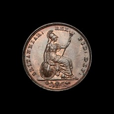 1827 farthing reverse