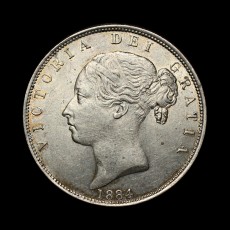 1884 halfcrown obverse