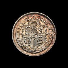 George III shilling reverse