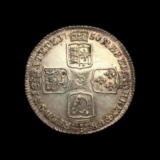 George II shilling reverse