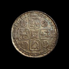 George II shilling reverse