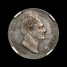 William IV shilling obverse