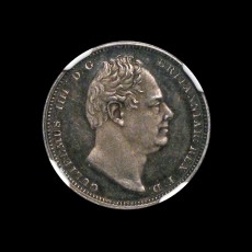 William IV sixpence obverse