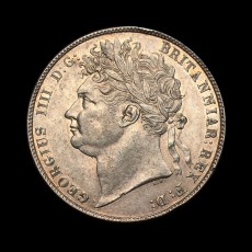 1823 halfcrown obverse