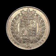 1823 halfcrown reverse