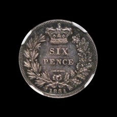 William IV sixpence reverse
