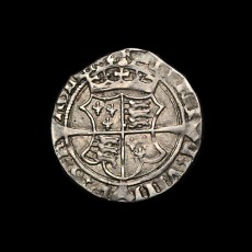 Henry VIII harp groat reverse