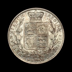 Victoria halfcrown reverse