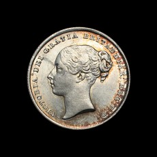 1841 shilling obverse