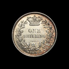 1841 shilling reverse