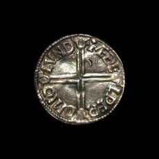 Aethelred II long cross penny reverse