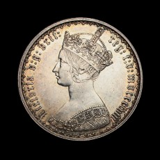 Victoria florin obverse