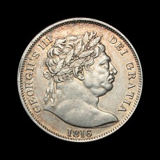 George III halfcrown obverse